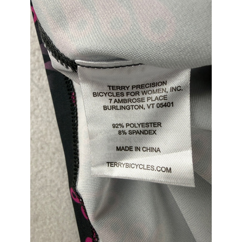 Terry Mixie Skort Women Medium Black Pink Minilink Cycling Athletic Skirt NEW - Picture 4 of 9